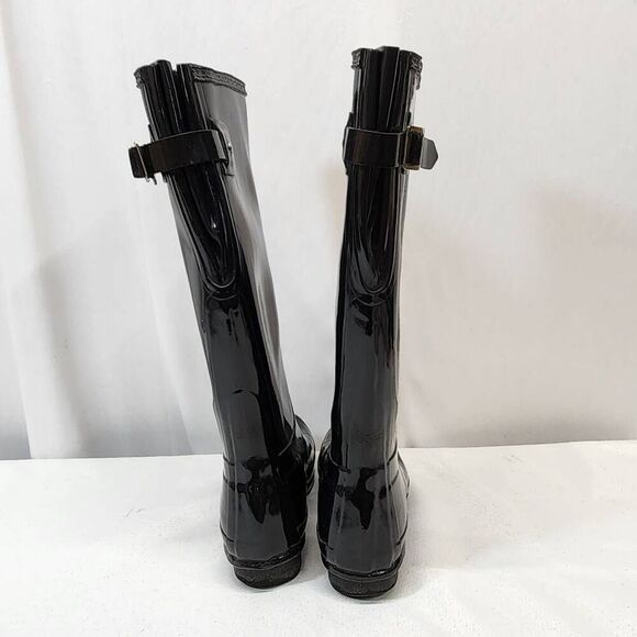 Hunter Original Tall Gloss Rubber Rain Boots Women's US 6 - Picture 3 of 11